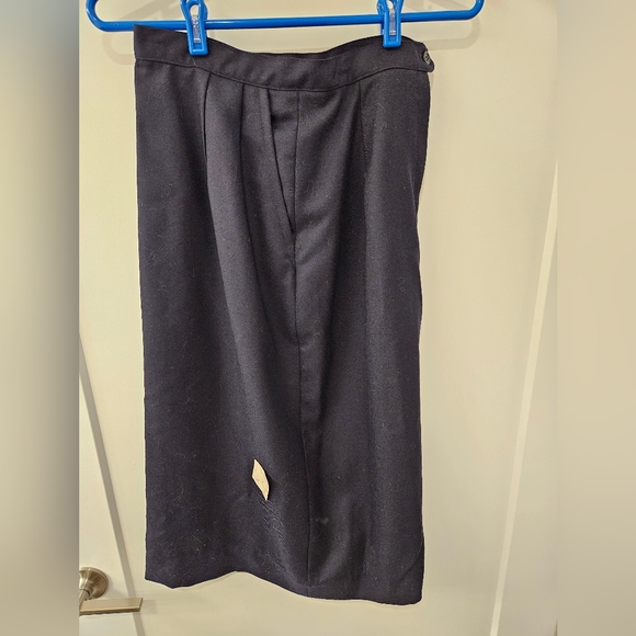 Austin Leeds Navy Blue Suit - 100% Wool - NWOT - Size 12 Vintage - Picture 3 of 11